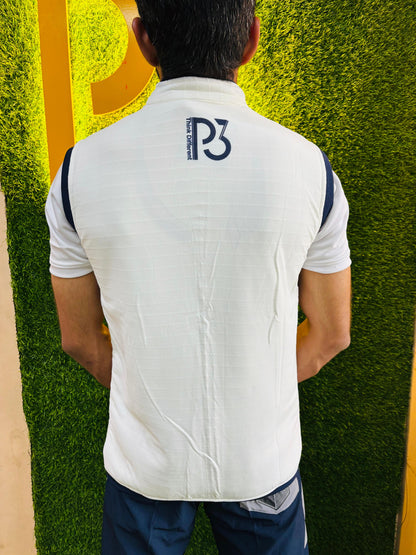 P3 Cricket Sweater White