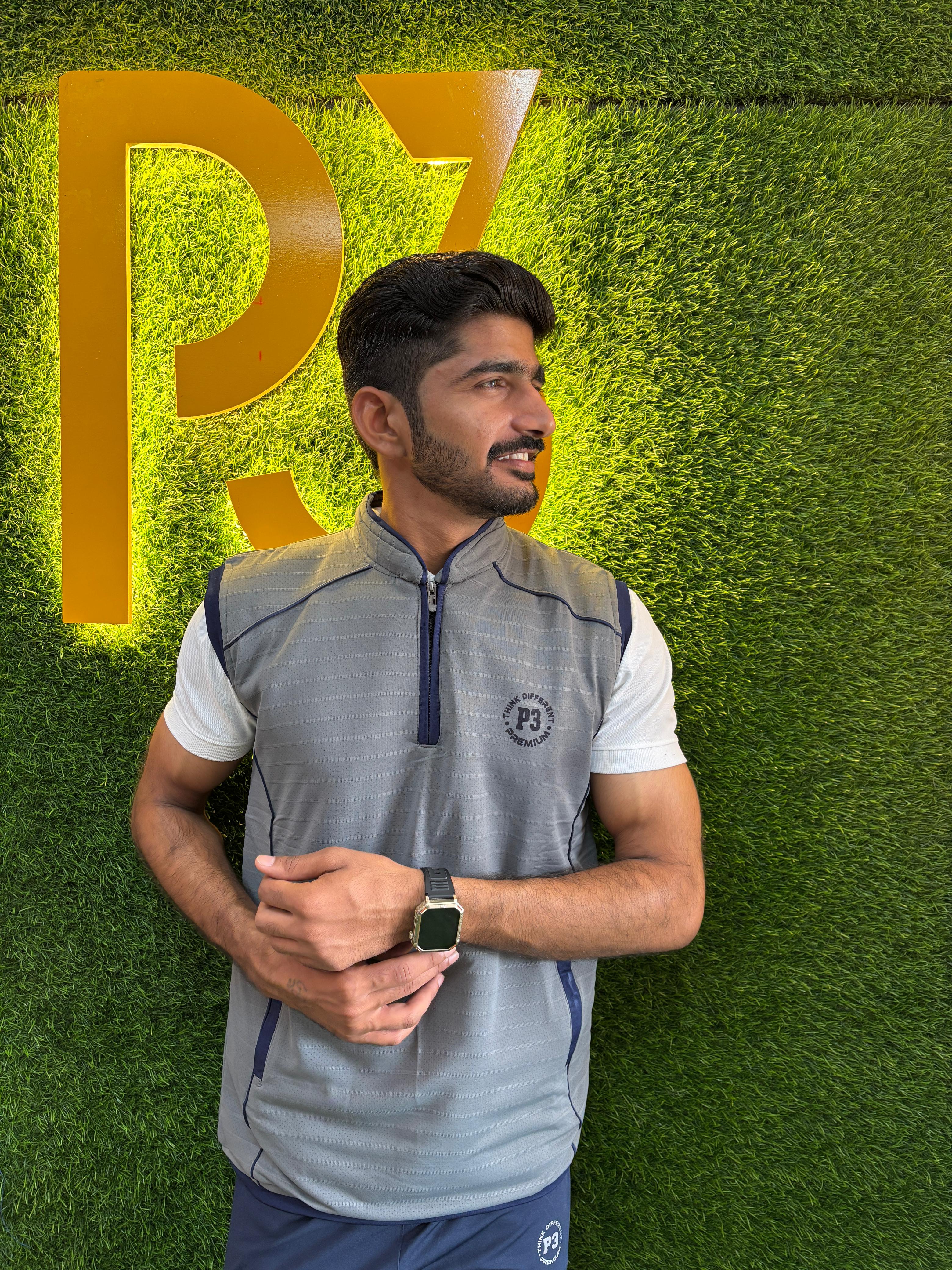 P3 Cricket Sweater Grey