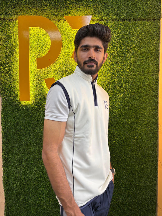 P3 Cricket Sweater White